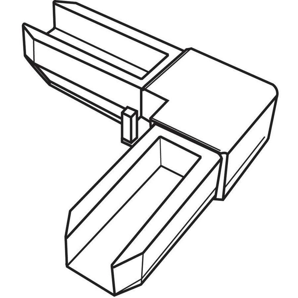 Strybuc Industries White Plastic Screen Frame Corner Key 