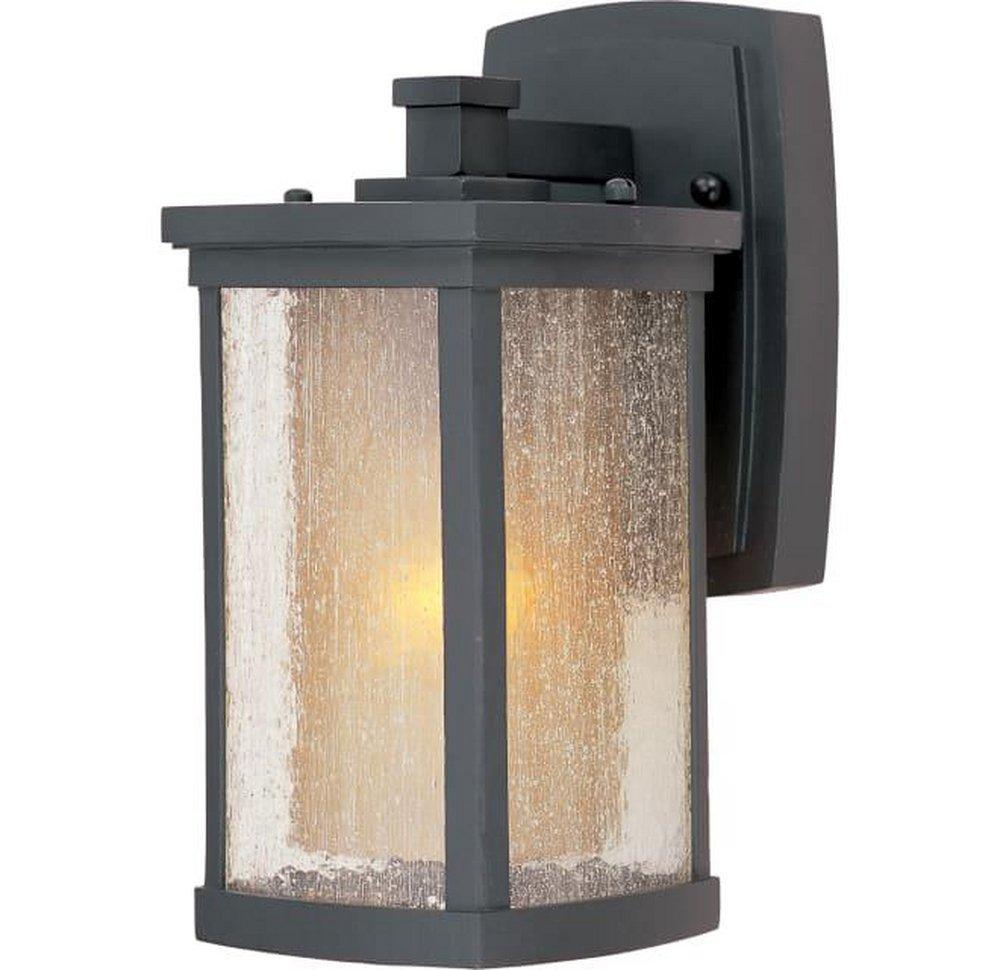 Maxim Lighting&reg; Bronze 11 x 5-1/4 in. 60W 1-Light Outdoor Wall Lantern 