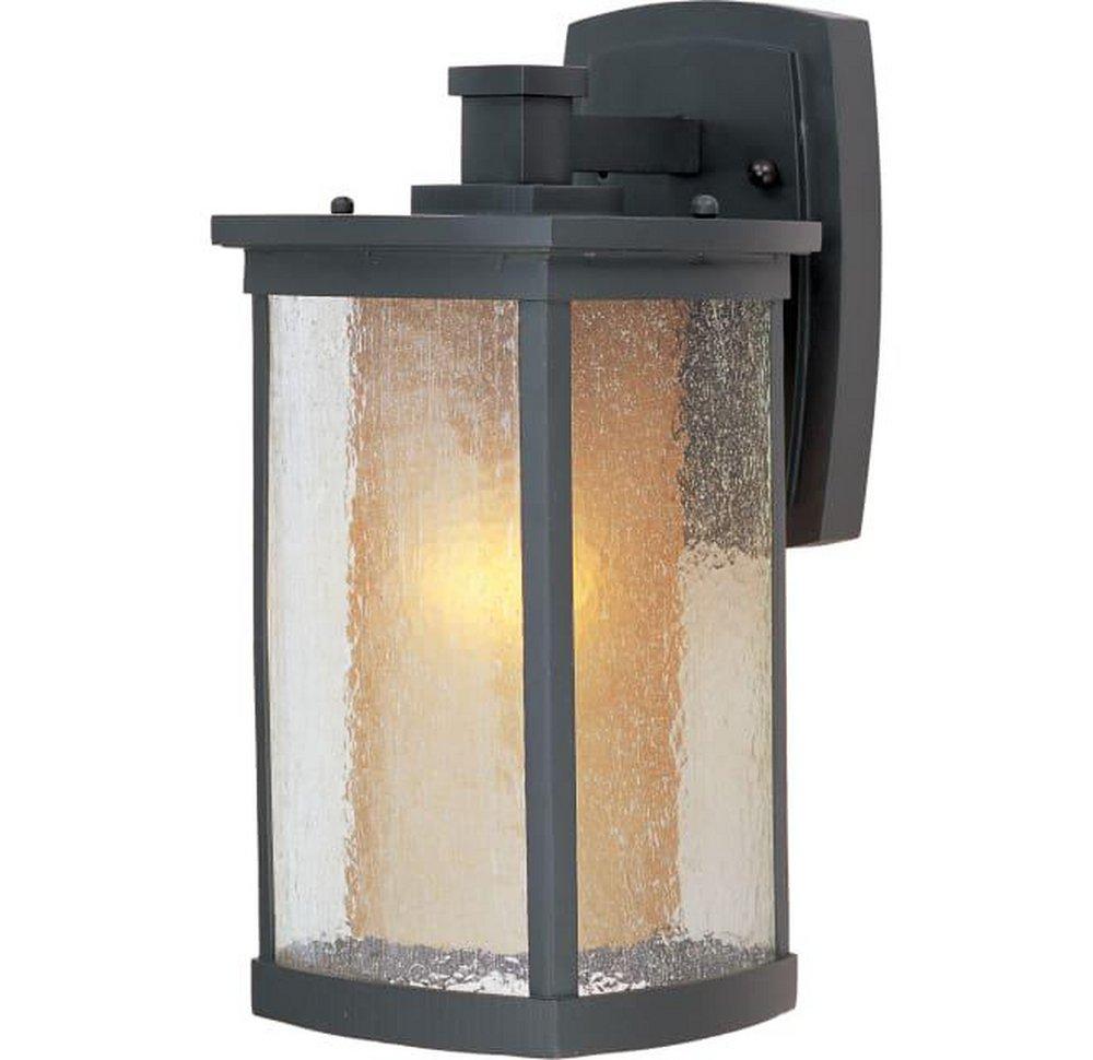 Maxim Lighting&reg; Bronze 13-3/4 x 7 in. 60W 1-Light Outdoor Wall Lantern 