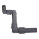 Rain Bird Dark Grey 12 in. Spigot x ACME Swing Joint in Light Grey 