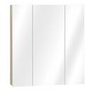 24-1/2 x 26 in. 3-Door Mirror Medicine Cabinet in White