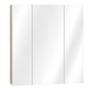 American Pride White 24-1/2 x 26 in. 3-Door Mirror Medicine Cabinet 