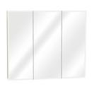 29-1/2 x 25-3/8 in. 3-Door Mirror Medicine Cabinet in White