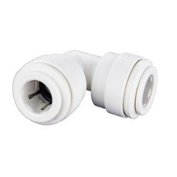 3/8 in. OD Tube Union Straight Polypropylene 90 Degree Single Elbow