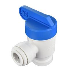 3/8 x 1/4 in. Plastic 150 psi OD Tube x FNPT Shut Off Valve