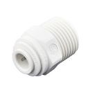 1/4 x 3/8 in. OD Tube x MPT Polypropylene Single-Packed Union Connector with EPDM O-Ring Seal