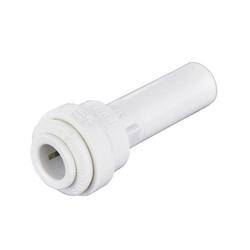 3/8 x 1/4 in. OD Tube x OD Stem 150# Straight Plastic Single-Packed Reducer