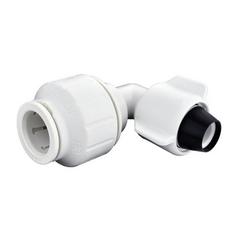 1/2 in. Plastic Push x Swivel 90 Degree Elbow