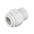 3/8 in. OD Tube x MPT Polypropylene Single-Packed Union Connector with EPDM O-Ring Seal