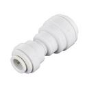 3/8 x 1/4 in. OD Tube Reducing Polypropylene Single-Packed Union Connector with EPDM O-Ring Seal