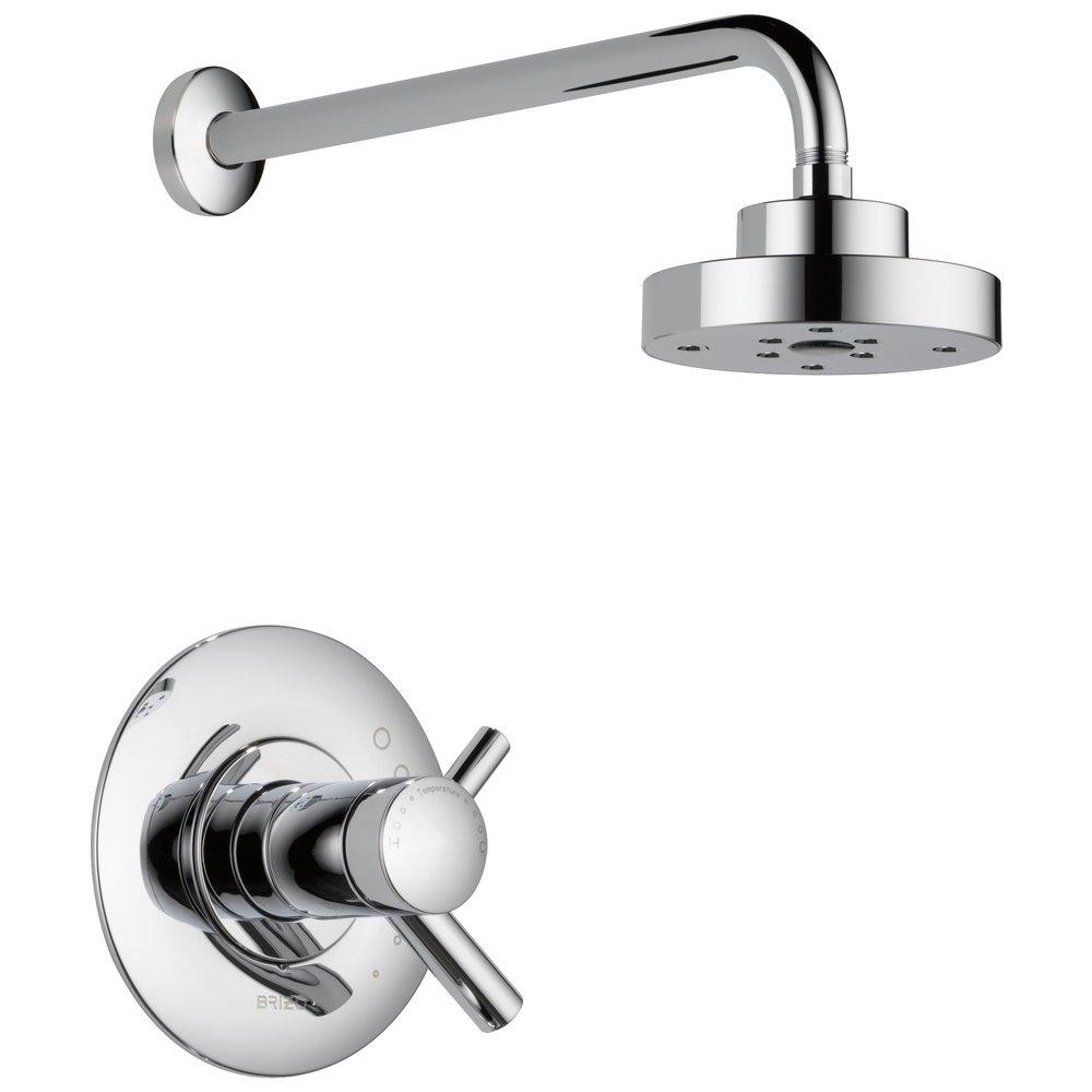 Brizo Chrome Single Handle Single Function Shower Faucet (Trim Only) 