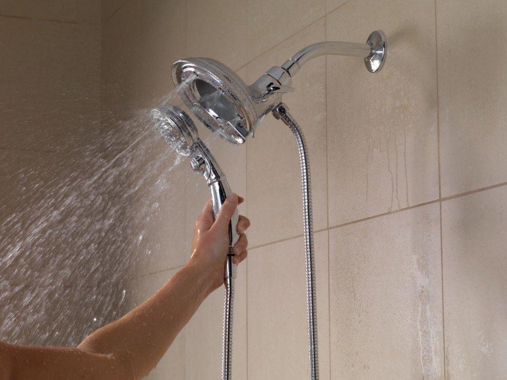 Delta Faucet Brilliance Polished Nickel Multi Function Hand Shower 