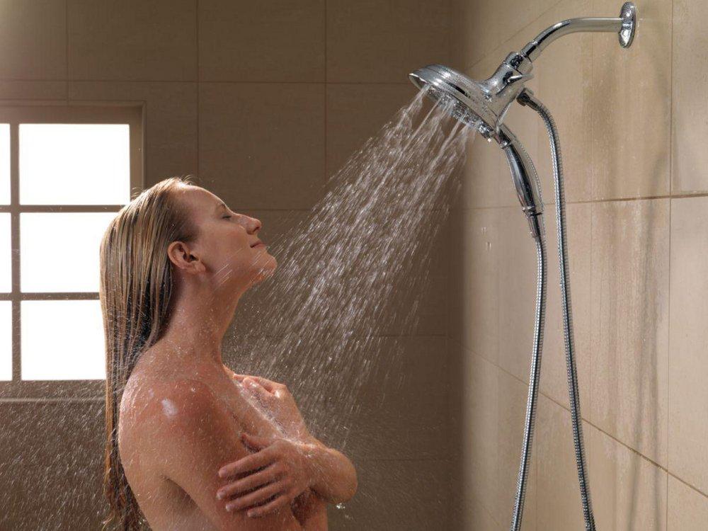 Delta Faucet Brilliance Polished Nickel Multi Function Hand Shower 