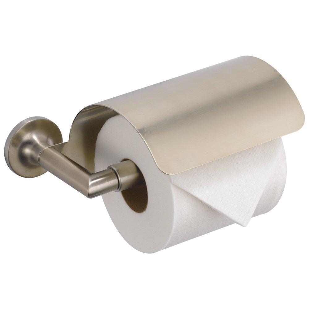 Brizo Brushed Nickel Wall Mount Toilet Tissue Holder 
