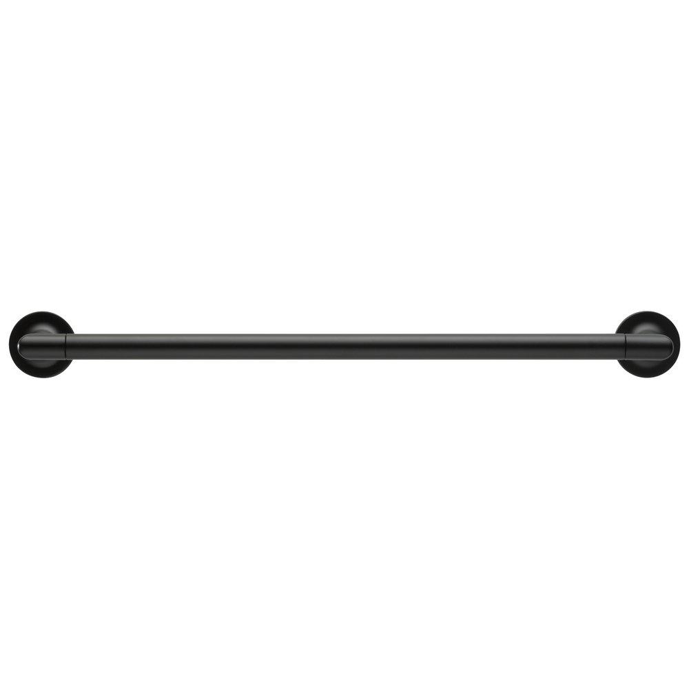 Brizo Matte Black 18 in. Towel Bar 