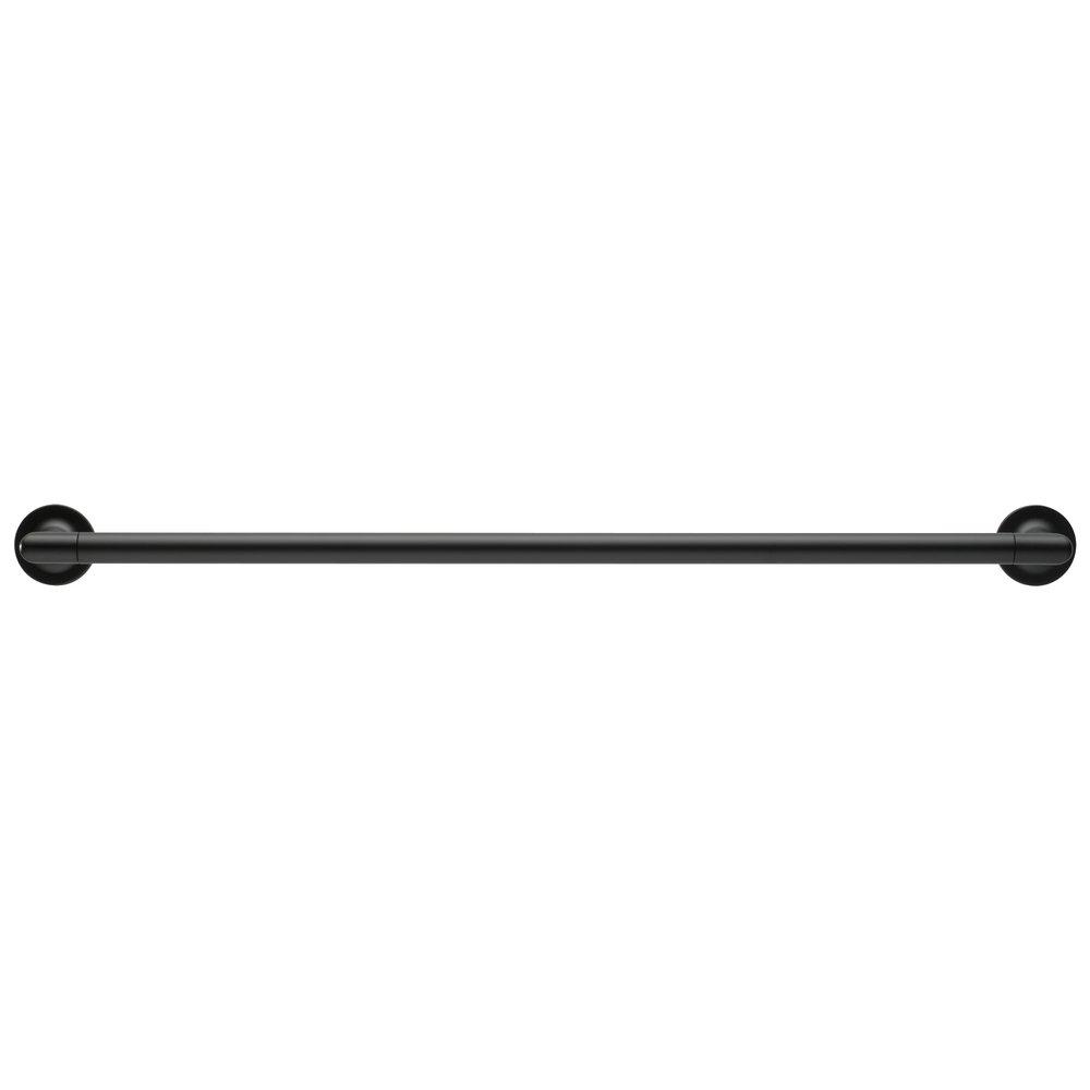 Brizo Matte Black 24 in. Towel Bar 