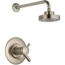 Brizo Brushed Nickel Single Handle Single Function Shower Faucet (Trim Only) 