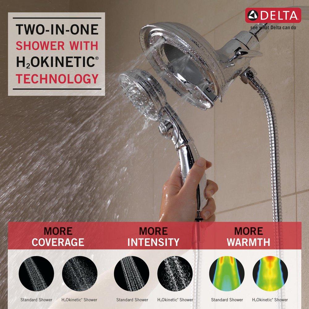 Delta Faucet Chrome Multi Function Hand Shower 