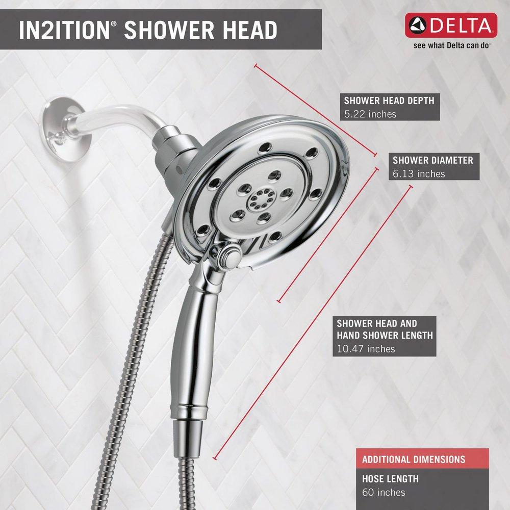 Delta Faucet Chrome Multi Function Hand Shower 