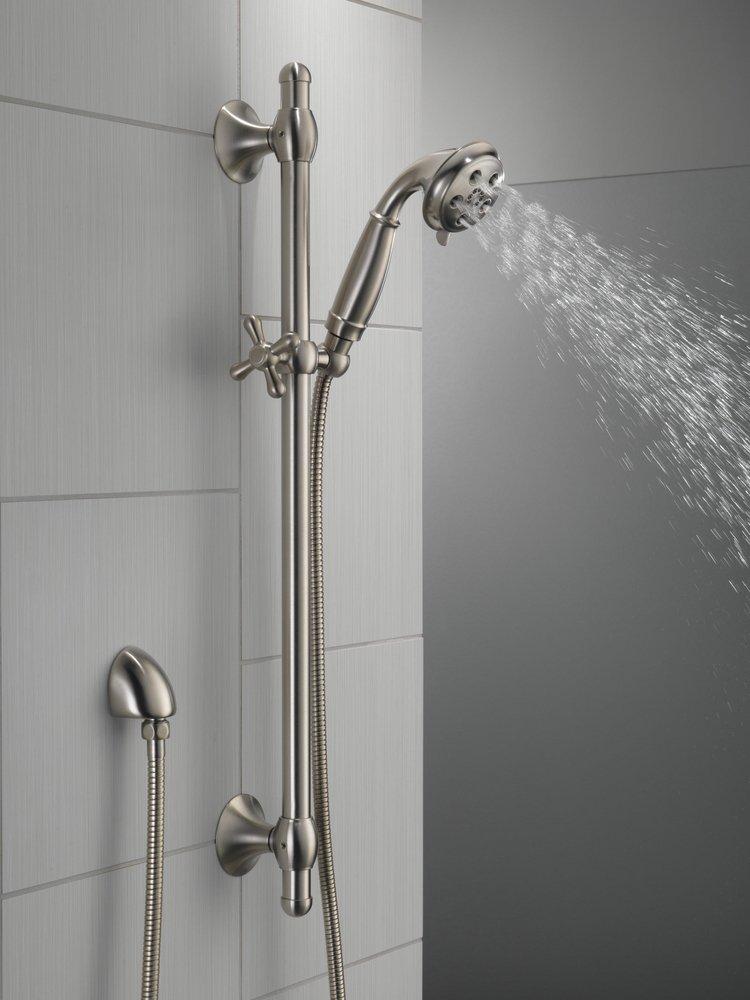 Delta Faucet Brilliance Stainless Multi Function Hand Shower 