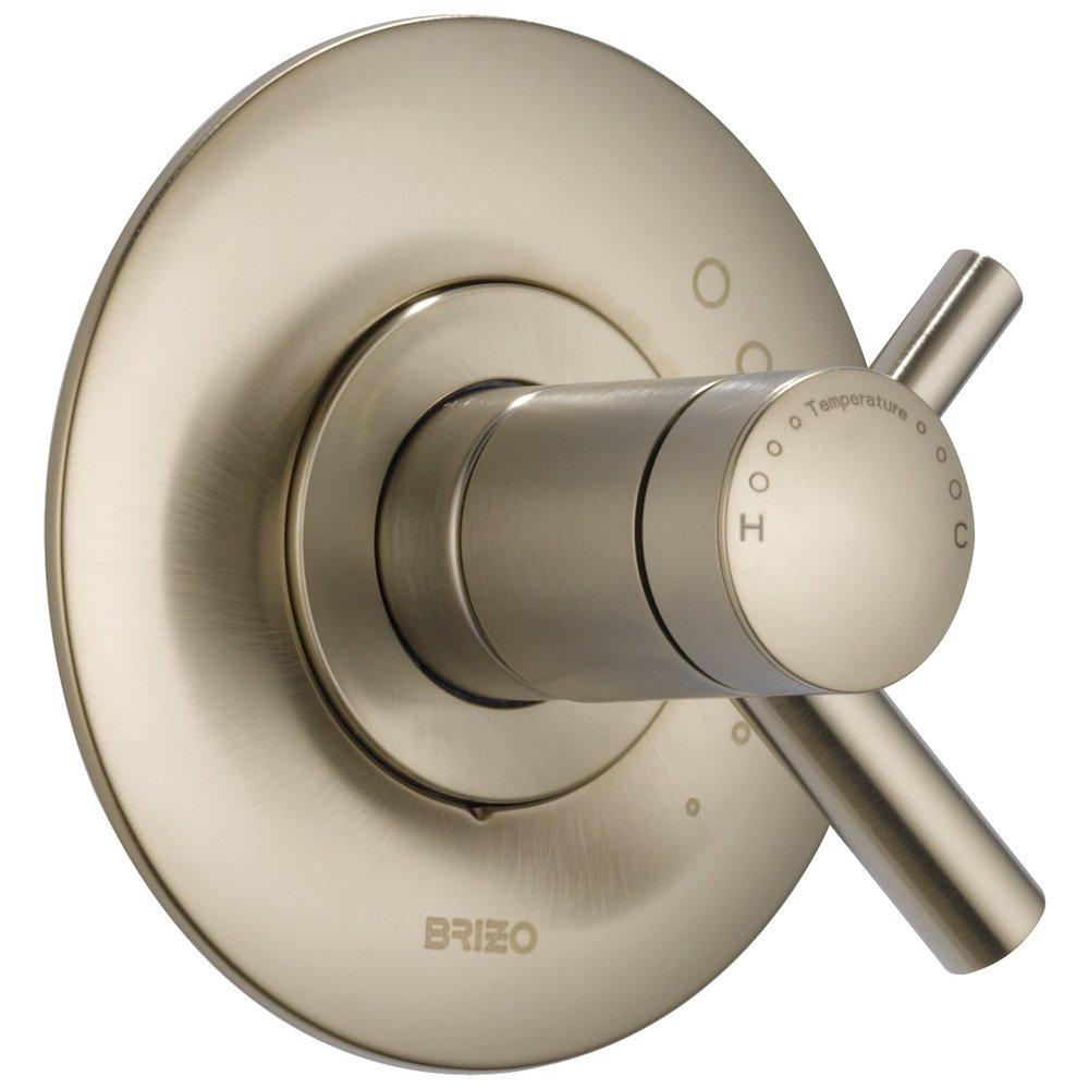 Brizo Brushed Nickel Brass Thermostatic Valve Only 