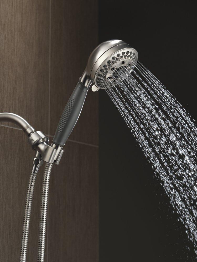 Delta Faucet Brilliance Stainless Multi Function Hand Shower 