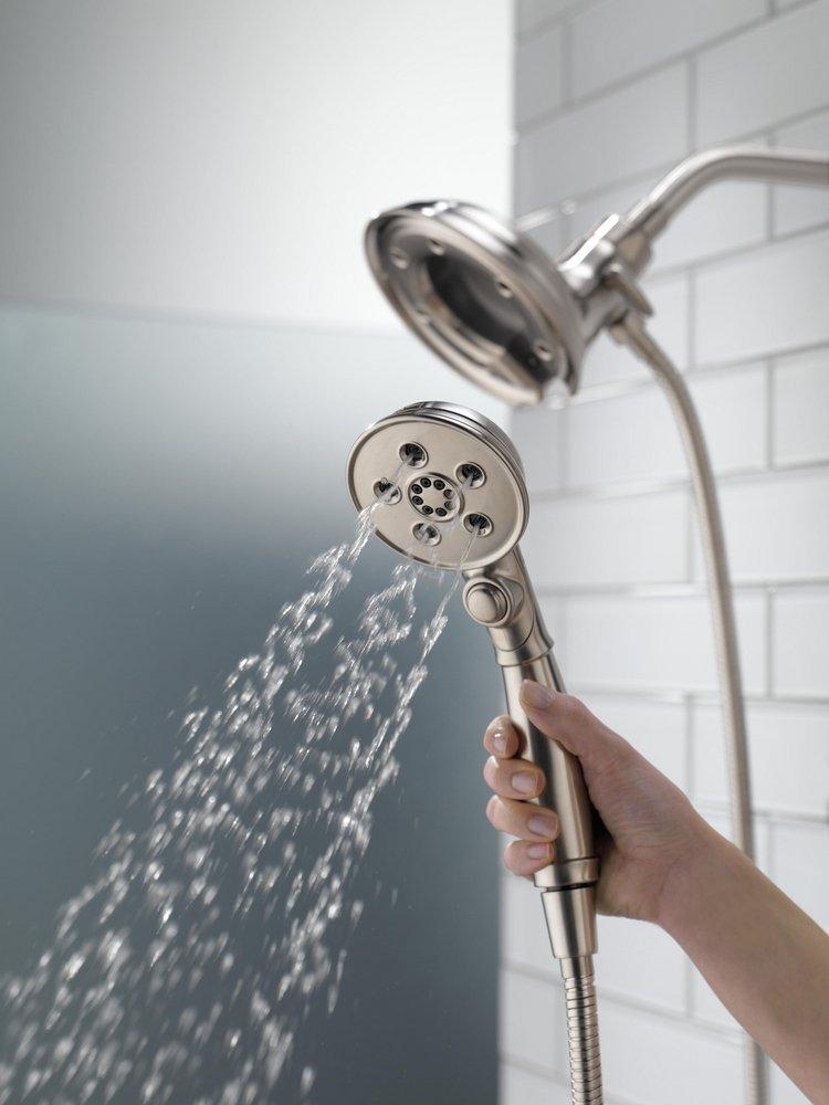 Delta Faucet Brilliance&reg; Stainless Multi Function Hand Shower 