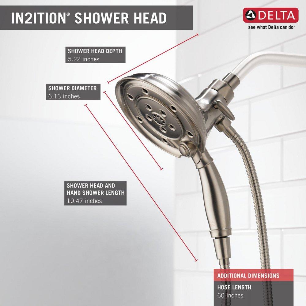 Delta Faucet Brilliance&reg; Stainless Multi Function Hand Shower 