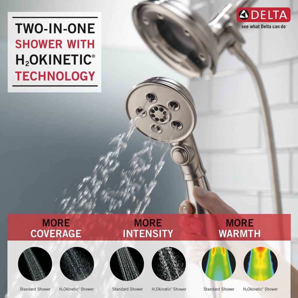Delta Faucet Brilliance&reg; Stainless Multi Function Hand Shower 
