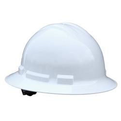 4-Point Full Body Ratchet Suspension Hard Hat in White