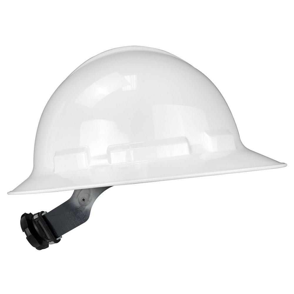 Radians White 4-Point Full Body Ratchet Suspension Hard Hat 