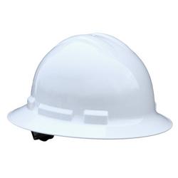 4-Point Full Body Ratchet Suspension Hard Hat in White