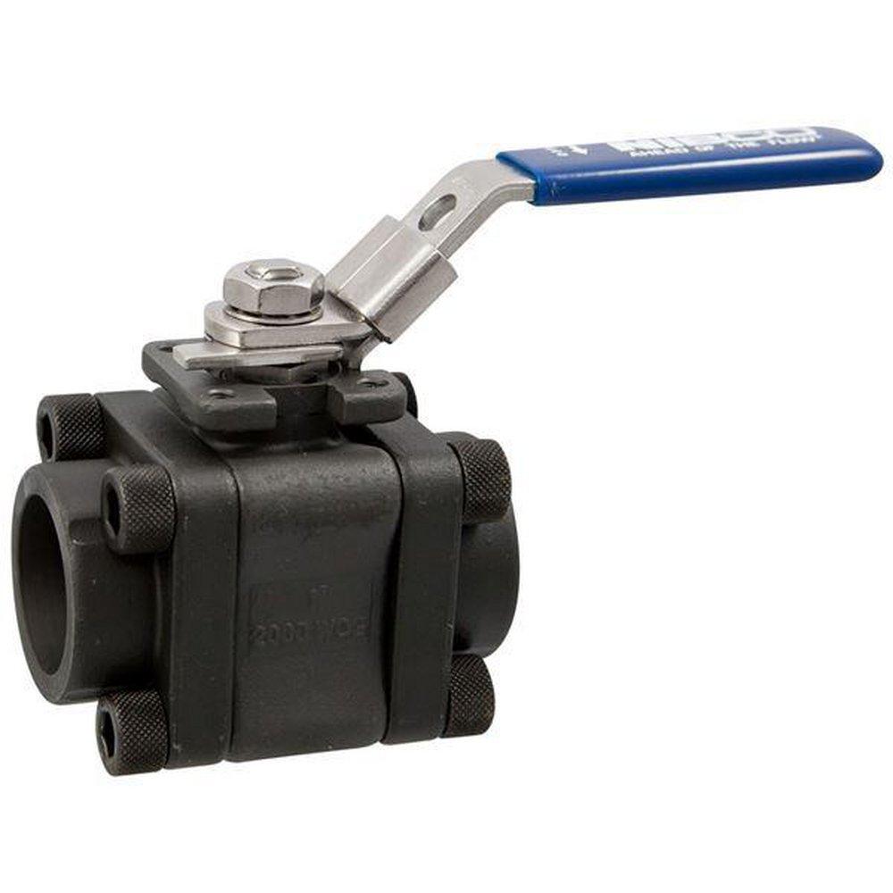 NIBCO Carbon Steel Conventional Port Socket Weld 2000# Ball Valve 