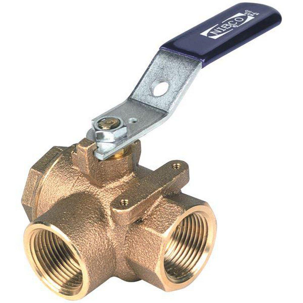 1-1/4 Bronze 600 # 3 Way Threaded SP BV 