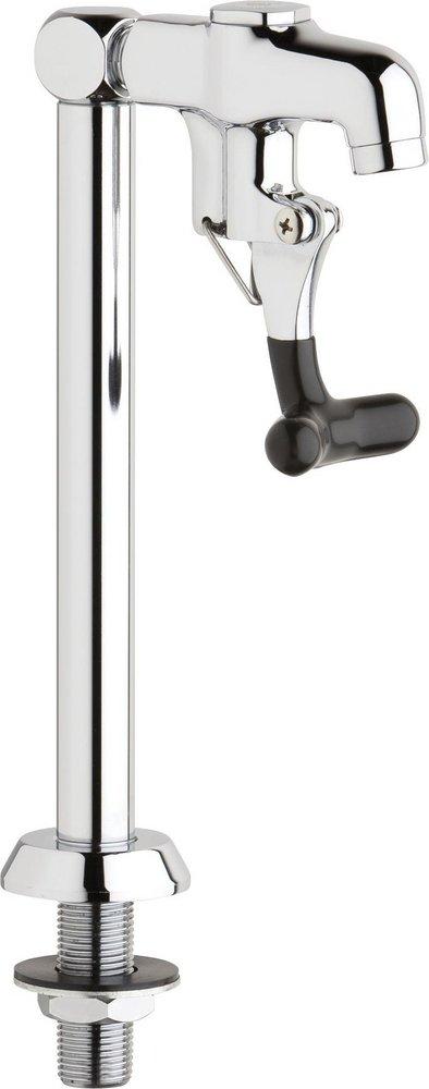Chicago Faucets Polished Chrome Single Handle Lever Handle Glass Filler 