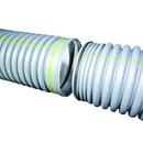 ADS&reg; Grey 20 ft. Bell End x Spigot Plastic Drainage Pipe 