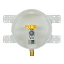 3/4 x 1/2 in. Round Gas Outlet Box with Quarter Turn Valve