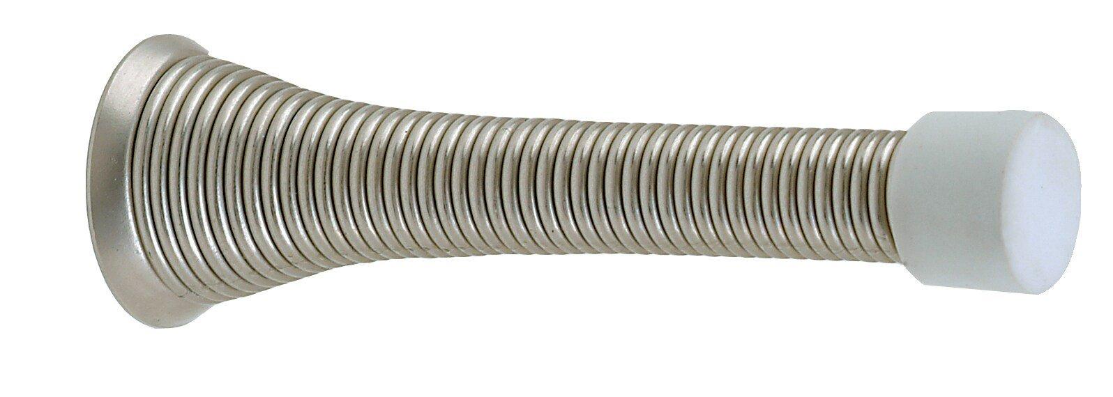 Pamex Satin Nickel 3-1/8 in. Spring Door Stop 