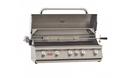 39-3/4 in. 5-Burner Natural Gas Built-in Grill in Stainless Steel