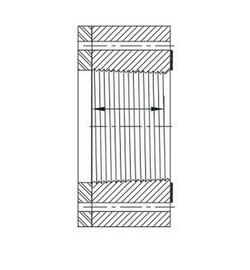 2-3/8 in. Threaded Fiberglass and Steel Flange