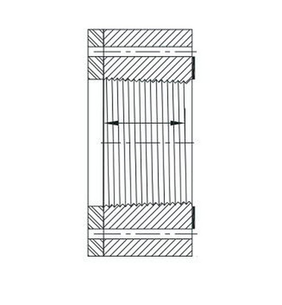 Fiber Glass System/Smith Fibercast Threaded Fiberglass and Steel Flange 