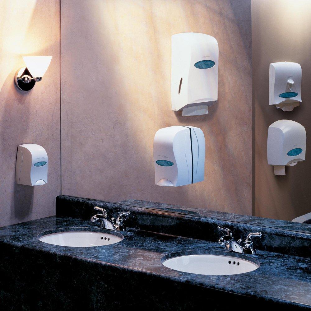 Kimberly Clark White Wall Mount Liquid Soap Dispenser 