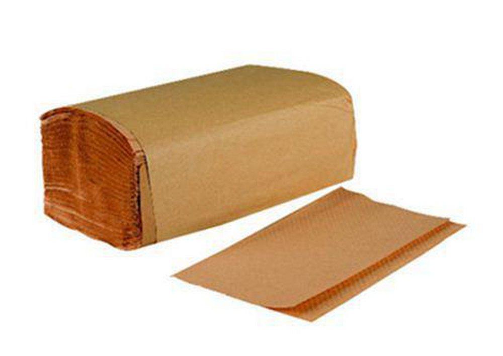 Boardwalk&reg; Brown 9 in. Single-Fold Paper Towel 