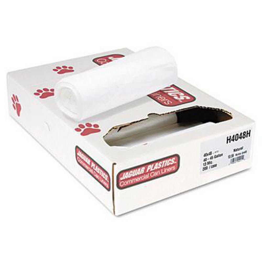 Jaguar Plastics Natural 40 x 48 in. 45 gal Can Liner in Natural 