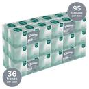Kimberly Clark White 8 in. Softblend Facial Tissue (Case of 36) 
