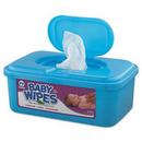 Unscented Baby Wipes Tub in White