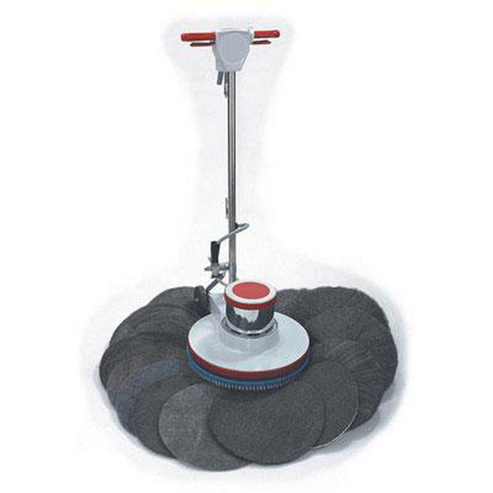 Grey Grade 2 Radial Steel Wool Floor Pad 