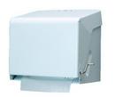 San Jamar White Crank Roll Towel Dispenser 