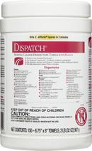 8 in. Dispatch Cleaner Disinfectant Towel in White (Case of 8)