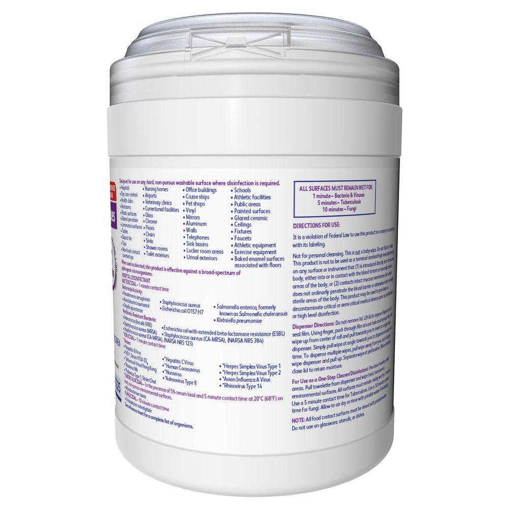 Diversey White 160-Count Tb Wipes Canister (12 Per Case) 